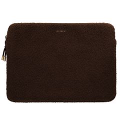 Selencia Teddy Laptop Hülle 13-14 Zoll - Laptop Sleeve - Choco Brown