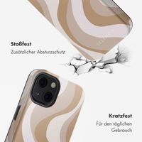 Selencia Vivid Tough Back Cover mit MagSafe für das Apple iPhone 13 - Desert Waves Beige