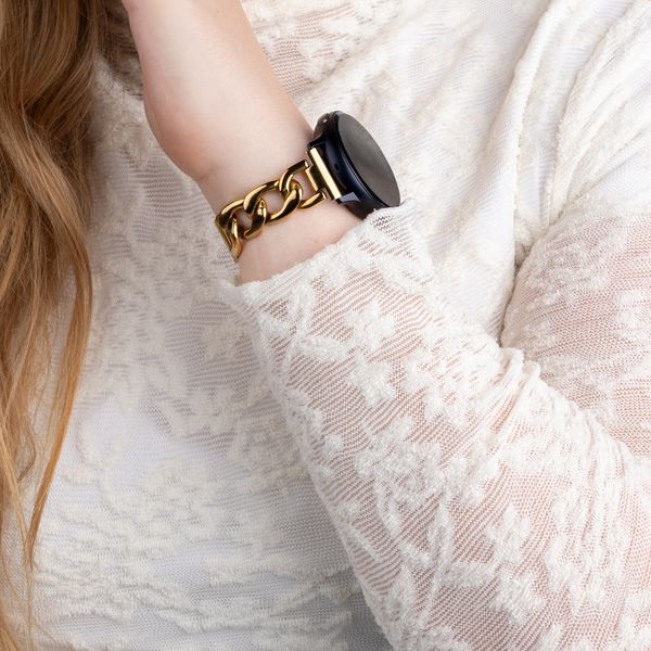 Selencia Chain Armband -   Universelle 20 mm Anschluss - Gold