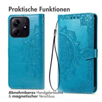 imoshion Mandala Klapphülle Xiaomi Redmi Note 14 (5G) - Türkis