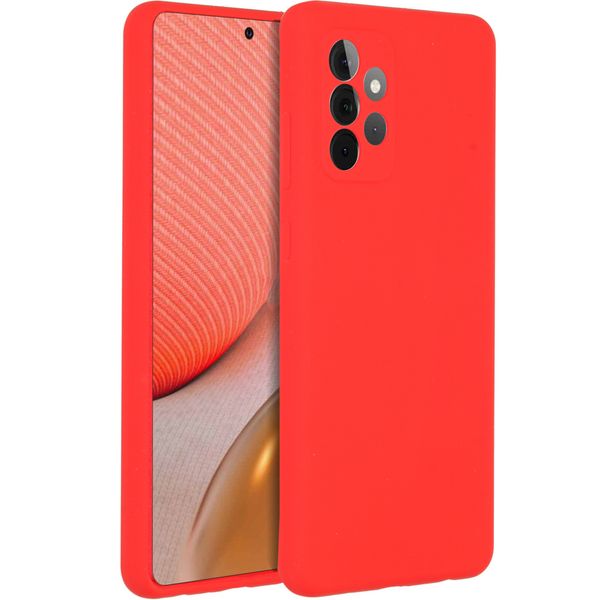 Accezz Liquid Silikoncase  für das Samsung Galaxy A72 - Rot