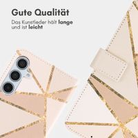 imoshion Design Klapphülle Samsung Galaxy A35 - Beige Graphic