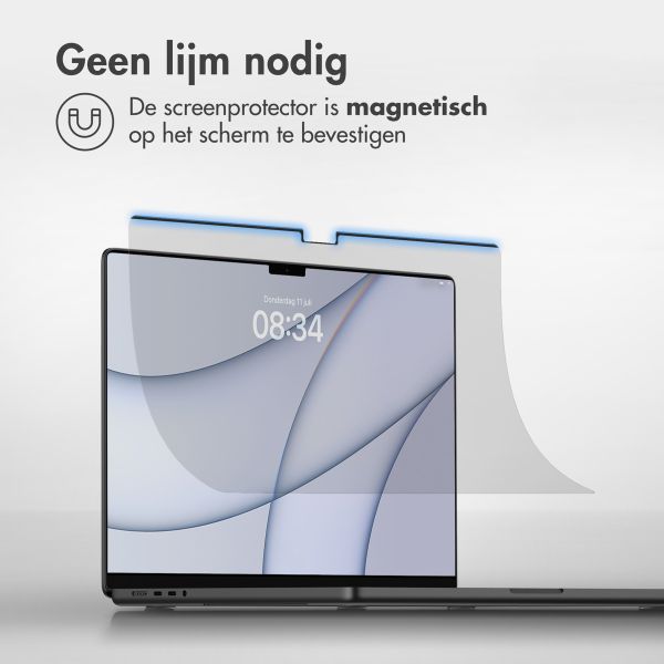 Accezz Magnetische Displayschutzfolie Apple MacBook Air 15 Zoll (2023 / 2024 M3 / 2025 M4 / 2026 M5)