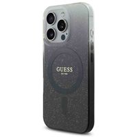 Guess MagSafe IML Glitter Gradient Case Apple iPhone 16 Pro - Schwarz
