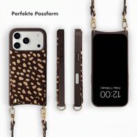 Selencia Nova Echtleder Backcover mit Kartenhalter Apple iPhone 17 Pro Max - Fawn Chic