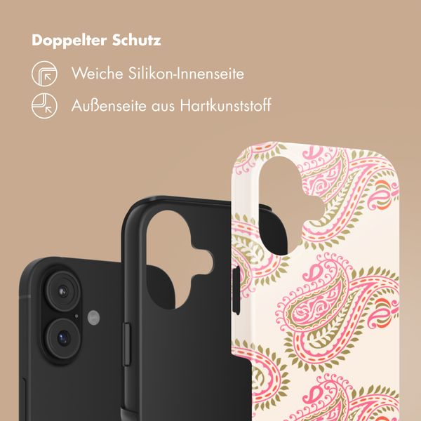 Selencia Vivid Back Cover Apple iPhone 17 - Paisley Blush