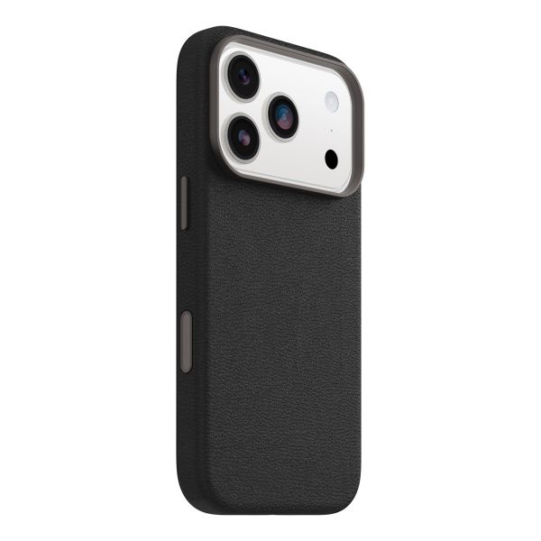 OtterBox Symmetry Cactus Leder Back Cover MagSafe Apple iPhone 17 Pro - Noir Ash