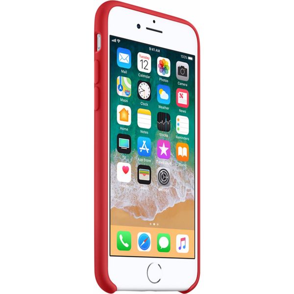 Apple Silikon-Case Red für das iPhone SE (2022 / 2020) / 8 / 7