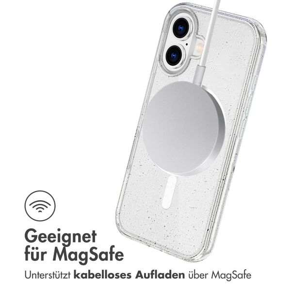 imoshion Sparkle Back Cover mit MagSafe Apple iPhone 17 - Transparent