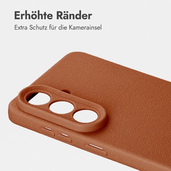 imoshion Texture Backcover Samsung Galaxy S26 - Braun