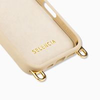 Selencia Rivièra Backcover mit MagSafe mit abnehmbaren Haken Apple iPhone 16 Pro - Milky Latte