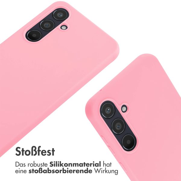 imoshion SilikonHülle mit Band Samsung Galaxy A55 - Rosa