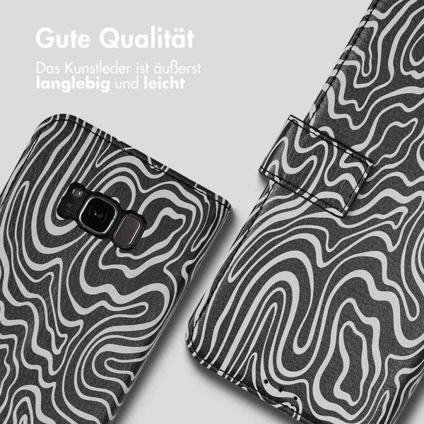 imoshion ﻿Design Klapphülle für das Samsung Galaxy S8 - Black And White