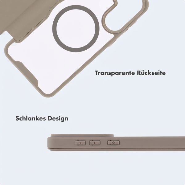 imoshion Transparente Bookcase mit MagSafe Samsung Galaxy A37 (5G) - Beige