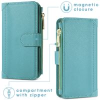 imoshion Luxuriöse Portemonnaie-Klapphülle Samsung Galaxy S21 - Türkis
