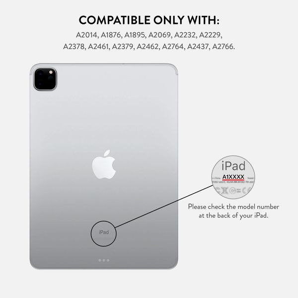 Burga Tablet Case Apple iPad Pro 12.9 (2022) / Pro 12.9 (2021) - Almond Latte