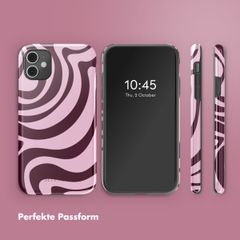 Selencia Vivid Back Cover Apple iPhone 11 - Wavy Swirl Pink Plum