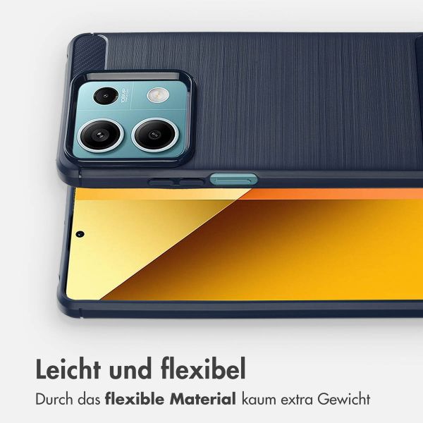 imoshion Brushed Back Cover für das Xiaomi Redmi Note 13 (5G) - Dunkelblau