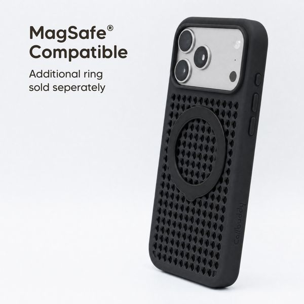 Callbuddy Hülle mit Strap Apple iPhone 17 Pro Max - Epic Black