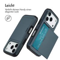 imoshion Backcover mit Kartenfach Apple iPhone 17 Pro - Dunkelblau
