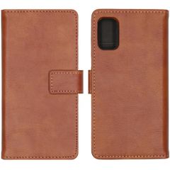 imoshion Luxuriöse Klapphülle Samsung Galaxy A41 - Braun