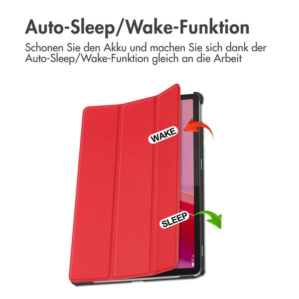 imoshion Trifold Klapphülle Lenovo Tab M11 - Rot