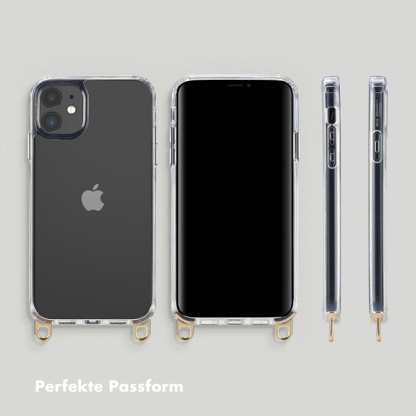 Selencia Backcover mit abnehmbaren Haken iPhone 11 - Transparent