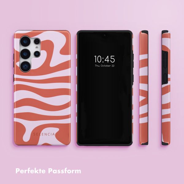 Selencia Vivid Back Cover Samsung Galaxy S25 Ultra - Dream Swirl Pink