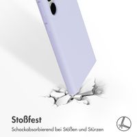 Accezz Liquid Silikoncase Samsung Galaxy S23 Ultra - Violett