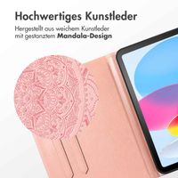imoshion Mandala Klapphülle Apple iPad Air 11 Zoll (2025) M3 / (2024) M2 / Air 5 (2022) / Air 4 (2020) - Rose Gold