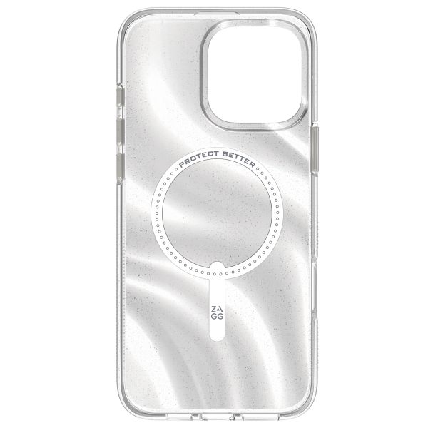 ZAGG Milan Snap Case mit MagSafe für das iPhone 16 Pro Max - Swirl Glitter