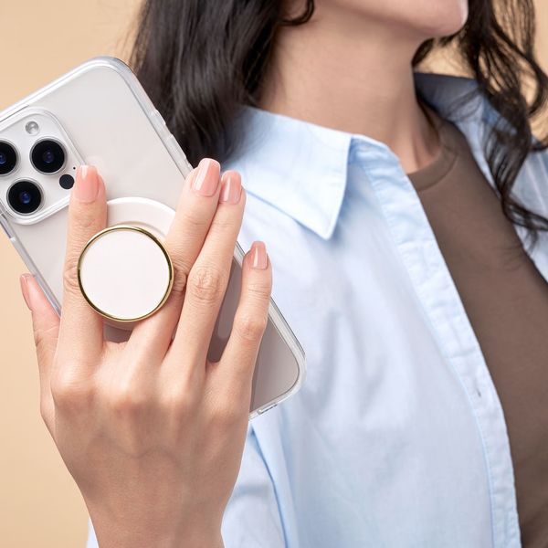 PopSockets PopGrip MagSafe Round - Coconut Creme