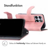 imoshion Klapphülle mit Kordel Motorola Edge 70 Fusion - Rosa