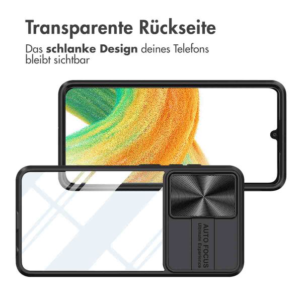 imoshion Back Cover mit Kameraschieber Samsung Galaxy A33 - Schwarz