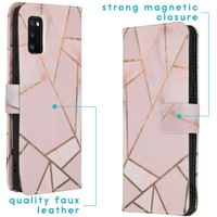 imoshion Design TPU Klapphülle Samsung Galaxy A41 - Pink Graphic