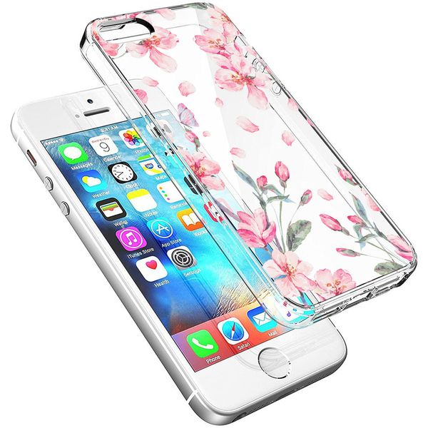 imoshion Design Hülle iPhone 5 / 5s / SE - Blume - Rosa