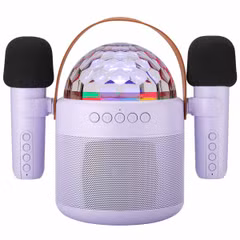 imoshion Sing & Shine Karaoke-Set - Lautsprecher und 2 Mikrofone - Lavender Lilac