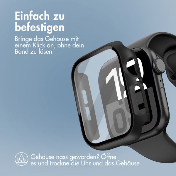 imoshion Full Cover Hardcase für Apple Watch Series 10 - 46 mm - Schwarz