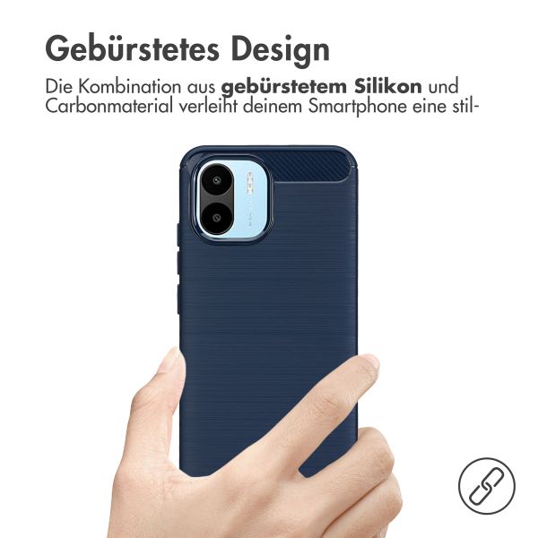 imoshion Brushed Back Cover für das Xiaomi Redmi A1 / A2 - Dunkelblau