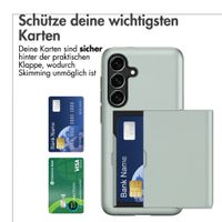 imoshion Backcover mit Kartenfach Samsung Galaxy S26 FE - Dunkelgrün