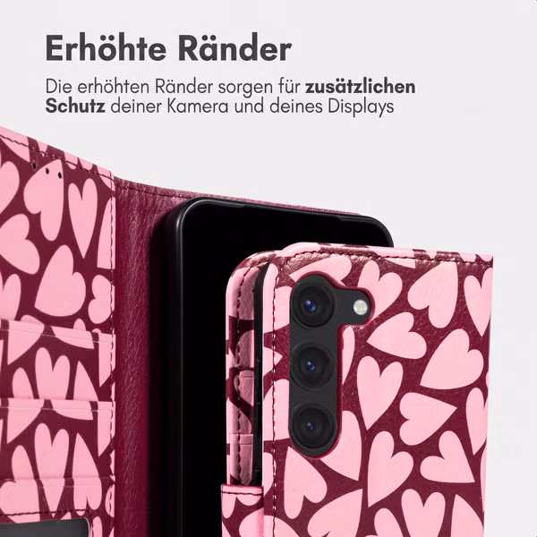 imoshion Design Klapphülle Samsung Galaxy S23 - Hearty Blush