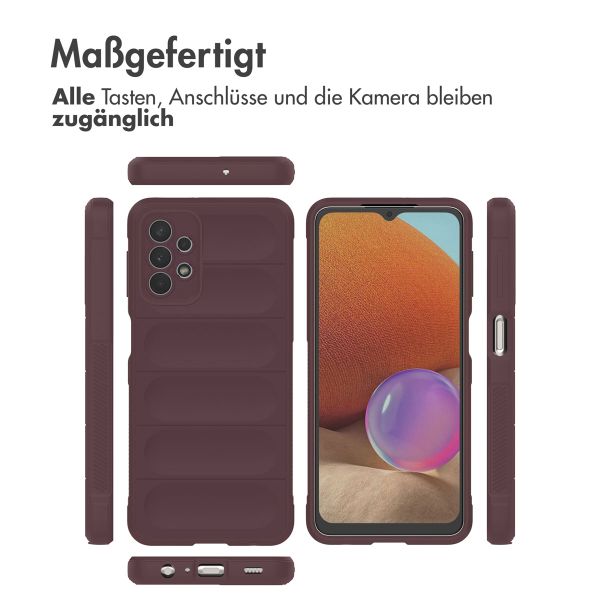 imoshion EasyGrip Back Cover für das Samsung Galaxy A32 (5G) - Aubergine