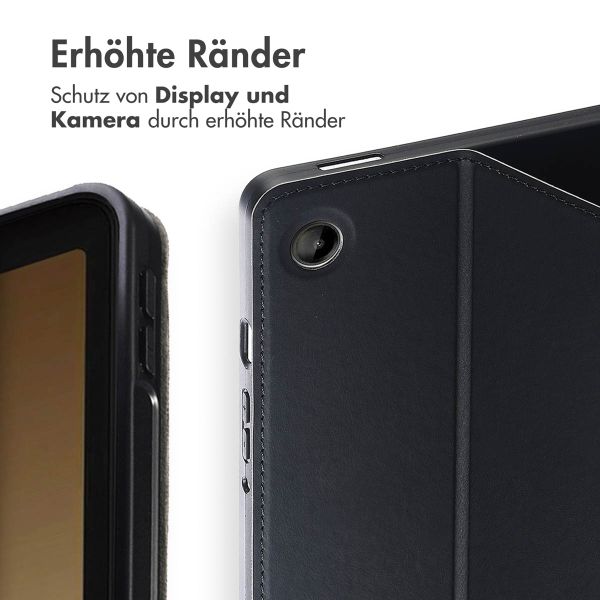 Accezz Classic Klapphülle Samsung Galaxy Tab A9 8.7 Zoll - Schwarz