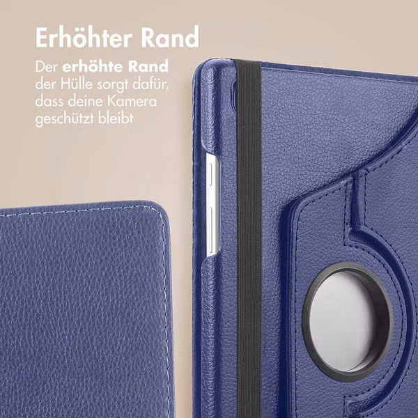 imoshion 360° drehbare Klapphülle Samsung Galaxy Tab A8 - Dunkelblau