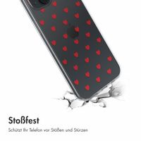 imoshion Design Hülle iPhone 14 - Red Hearts