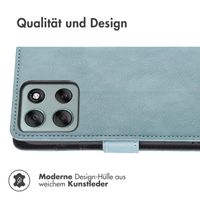 imoshion Luxuriöse Klapphülle Motorola Moto G56 - Hellblau