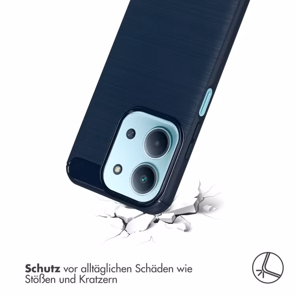 imoshion Brushed Back Cover Xiaomi Redmi 15C (5G) - Dunkelblau