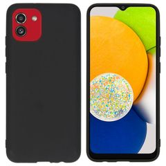 imoshion Color TPU Hülle für Samsung Galaxy A03 - Schwarz