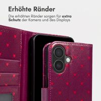 imoshion Design Klapphülle Apple iPhone 17 - Crush Check Coral Dust
