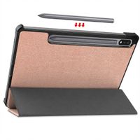 imoshion Trifold Klapphülle Samsung Galaxy Tab S8 / S7 - Rosé gold